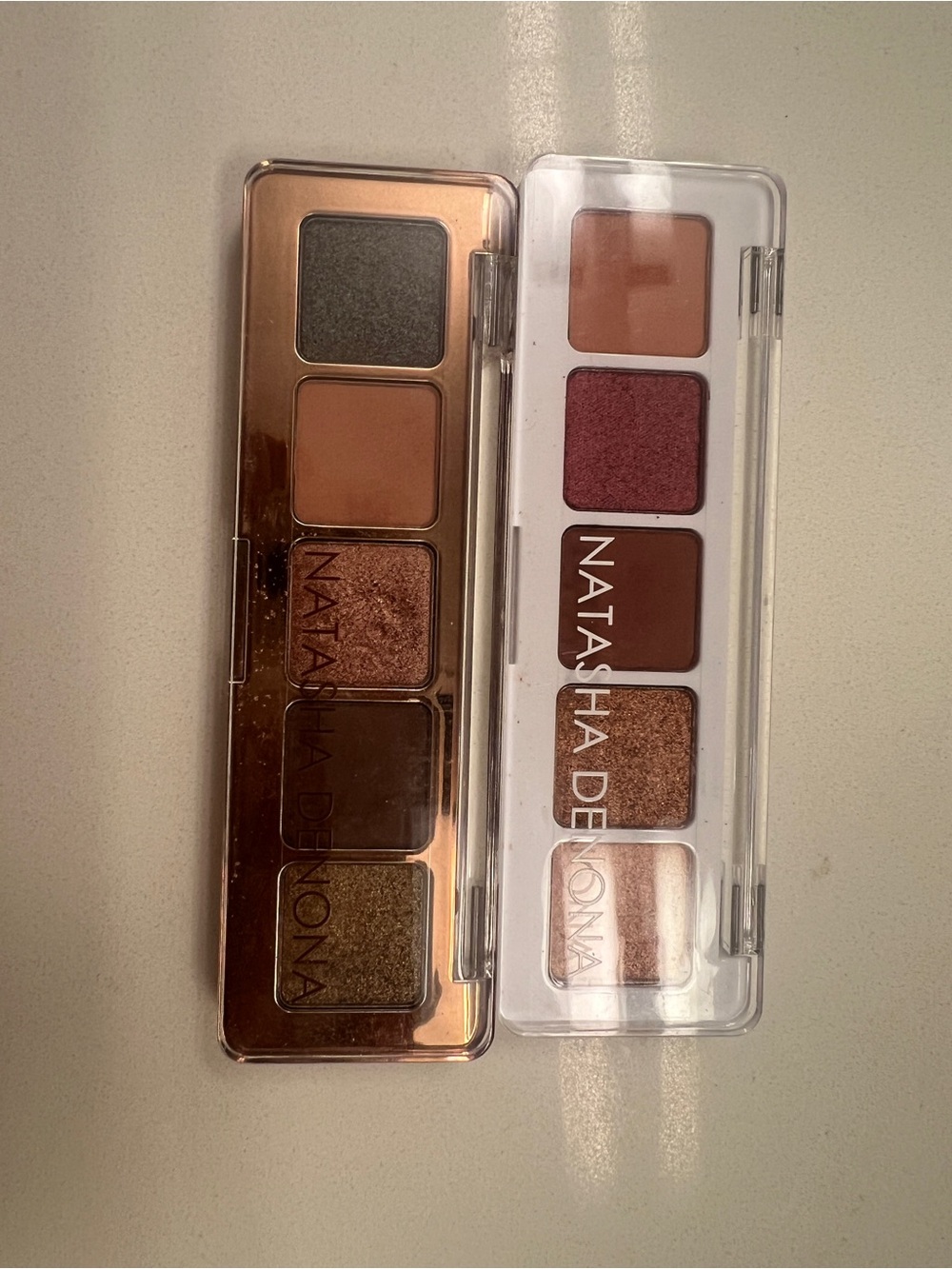Natasha Denona Mini Duo Palette — Rose, Copper, Bronze & Brown Tones